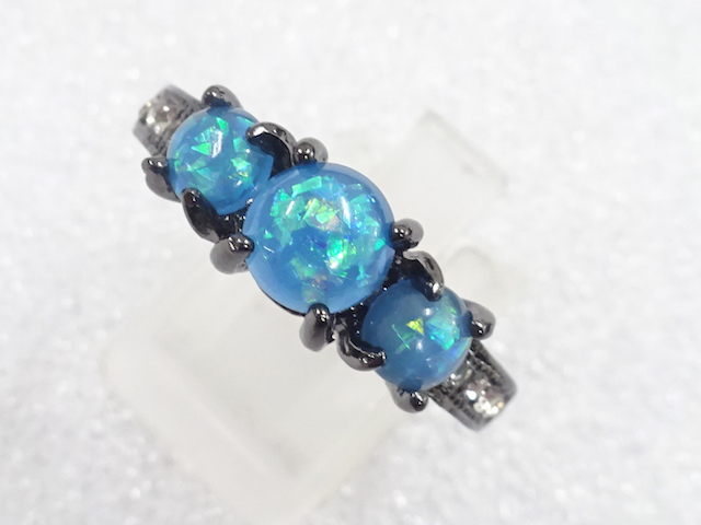 COLORED STONE FASHION RING / JP SIZE 24